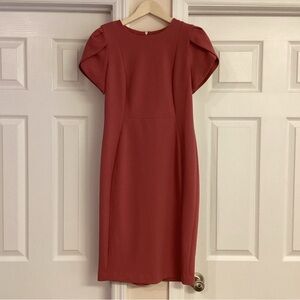 Calvin Klein Pink Tulip Sleeve Dress